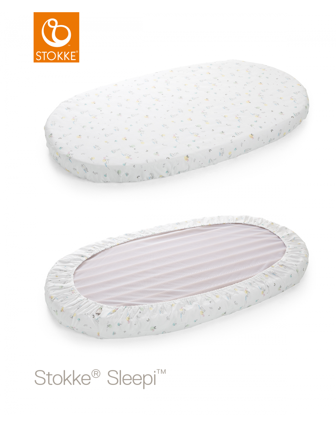 Stokke Kids Undersheet 120cm SLEEPI™ Soft Rabbit