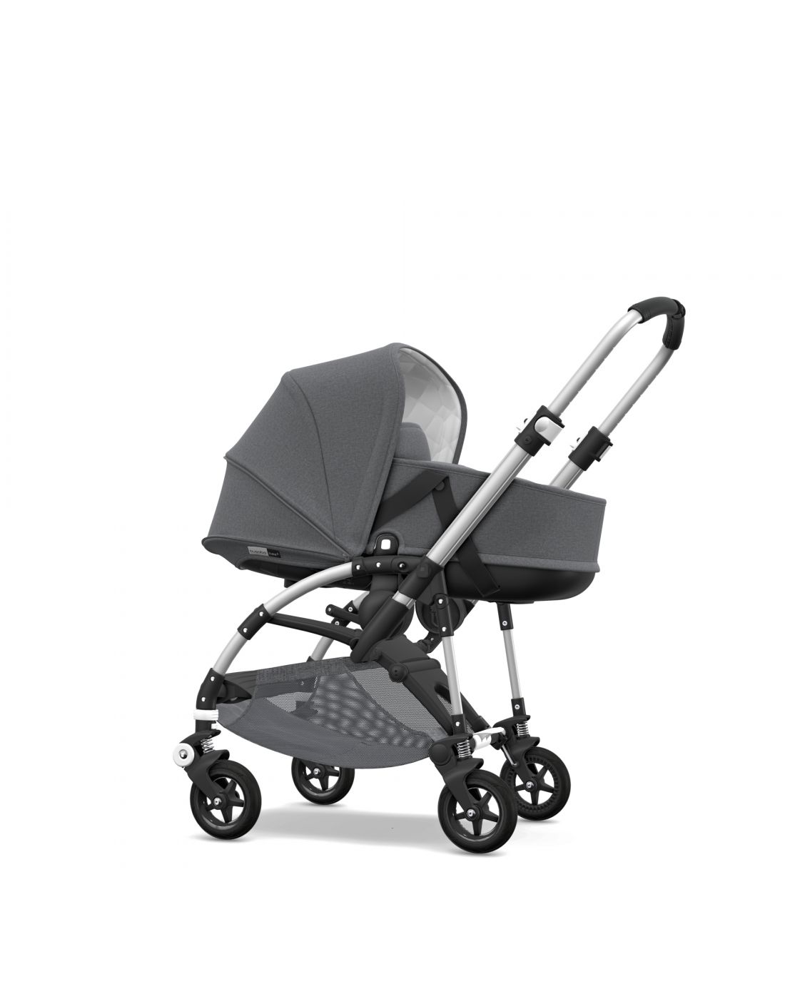 Ύφασμα Πορτ-Μπεμπε+Ποδιά Bugaboo Bee5 Classic Grey Melange