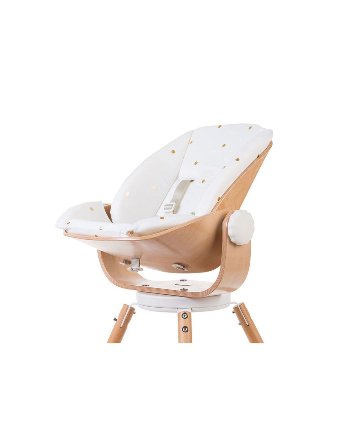 Mαξιλάρι Καθίσματος Για νεογέννητο Childhome EVOLU Jersey Gold Dots