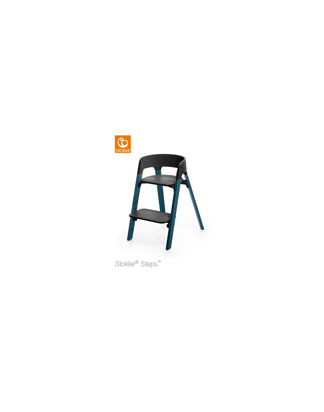 Πόδια Για Κάθισμα Φαγητού Stokke Steps Midnight Blue Beech Wood