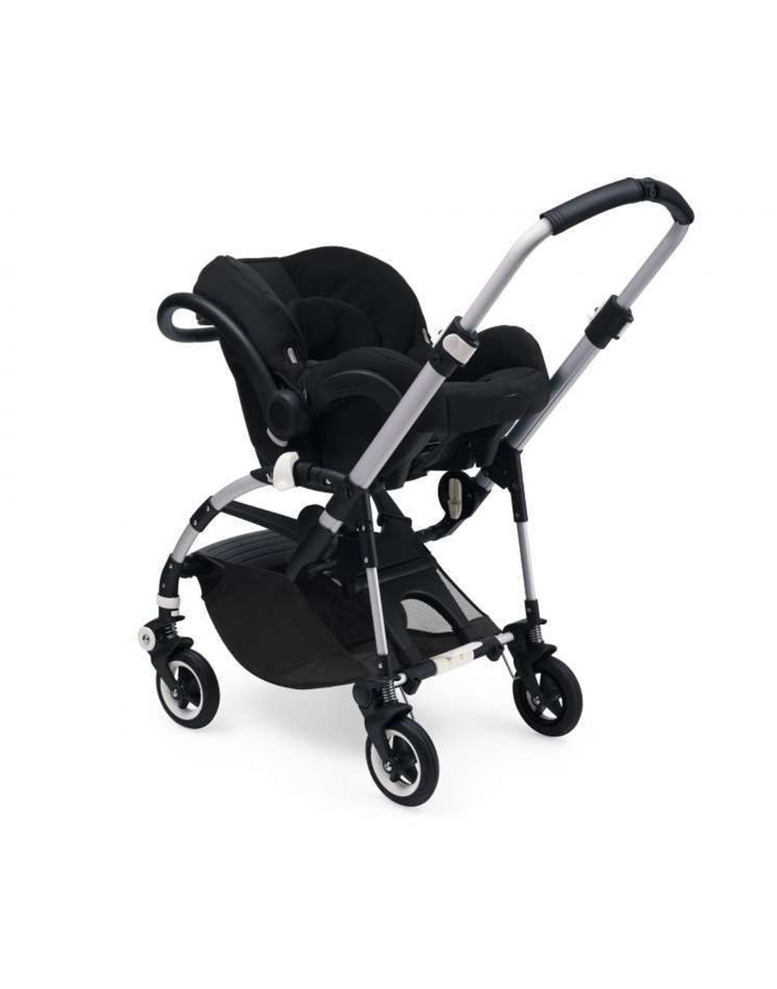 Παιδικό Kαρότσι Bugaboo Bee 5 Complete Σασί Black/Grey Melange - Sunrise Yellow