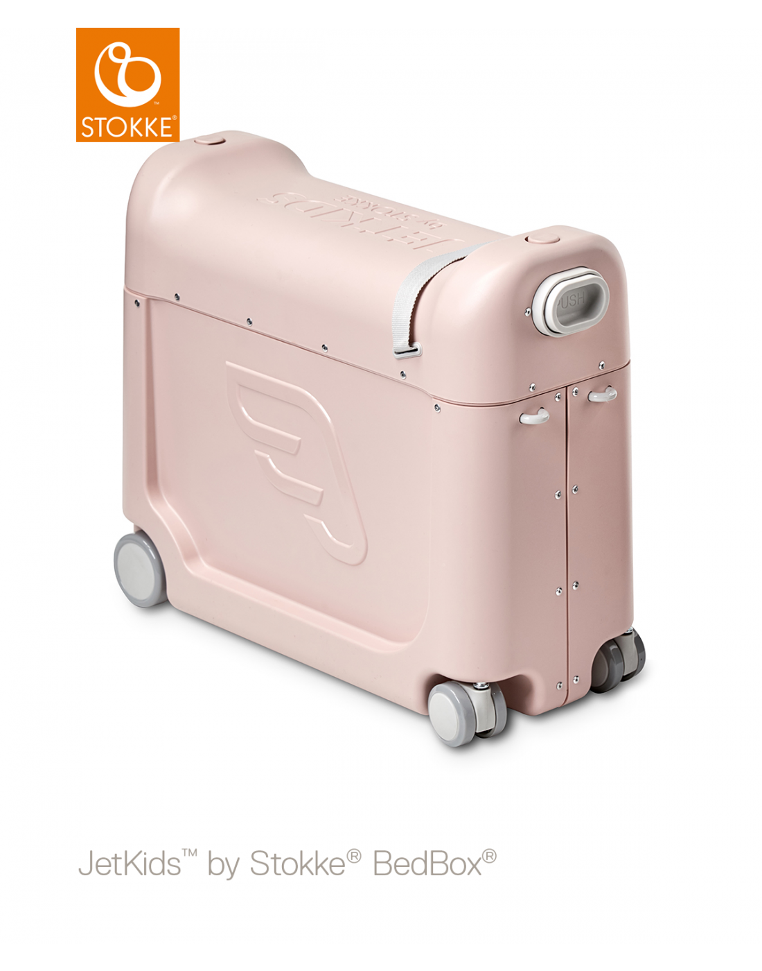 Βρεφική Bαλίτσα-Κρεβατάκι Ταξιδίου JetKids™ by Stokke® BedBox 2.0 Pink Lemonade