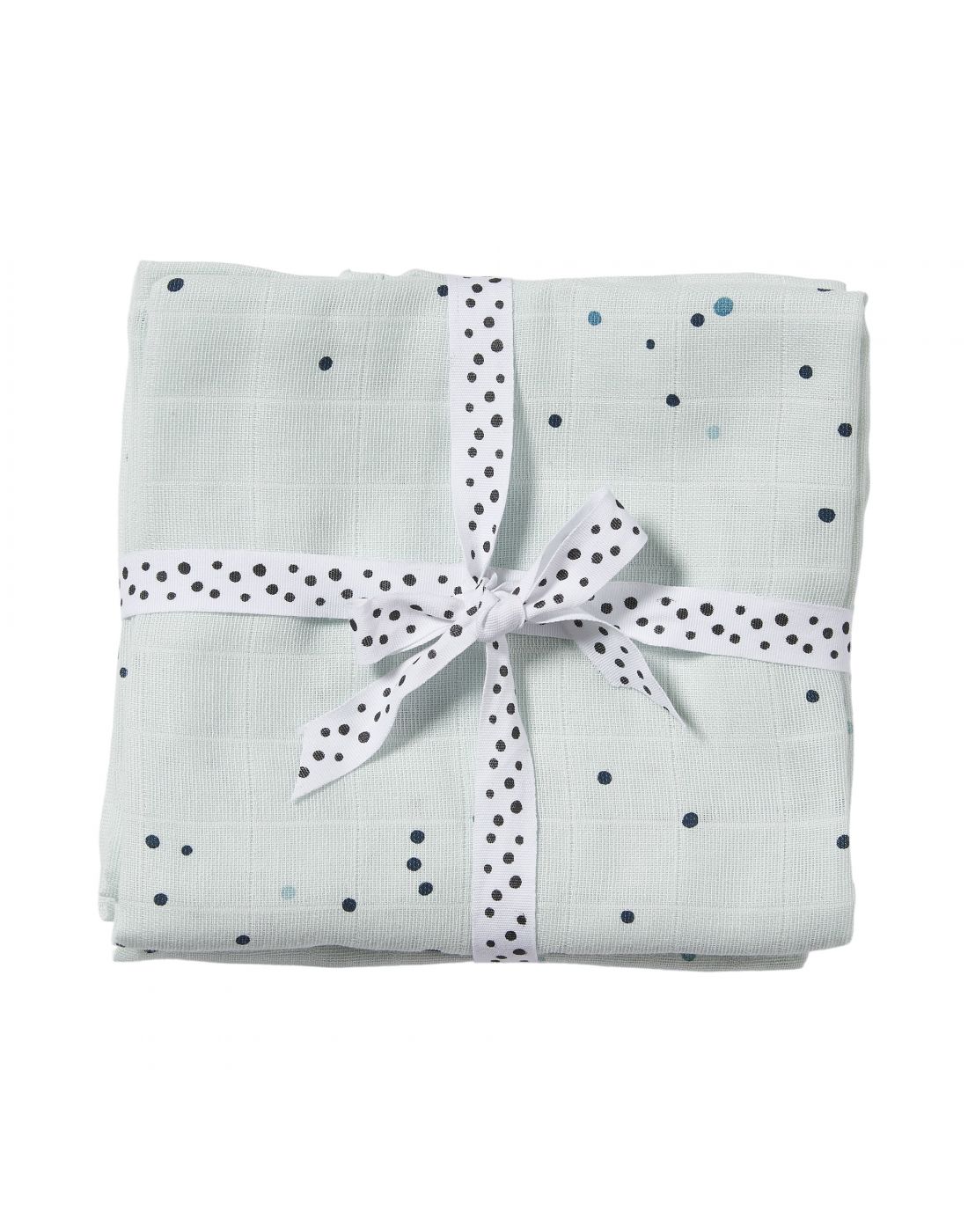 Baby Burp Cloth 2-pack Dreamy Dots Blue