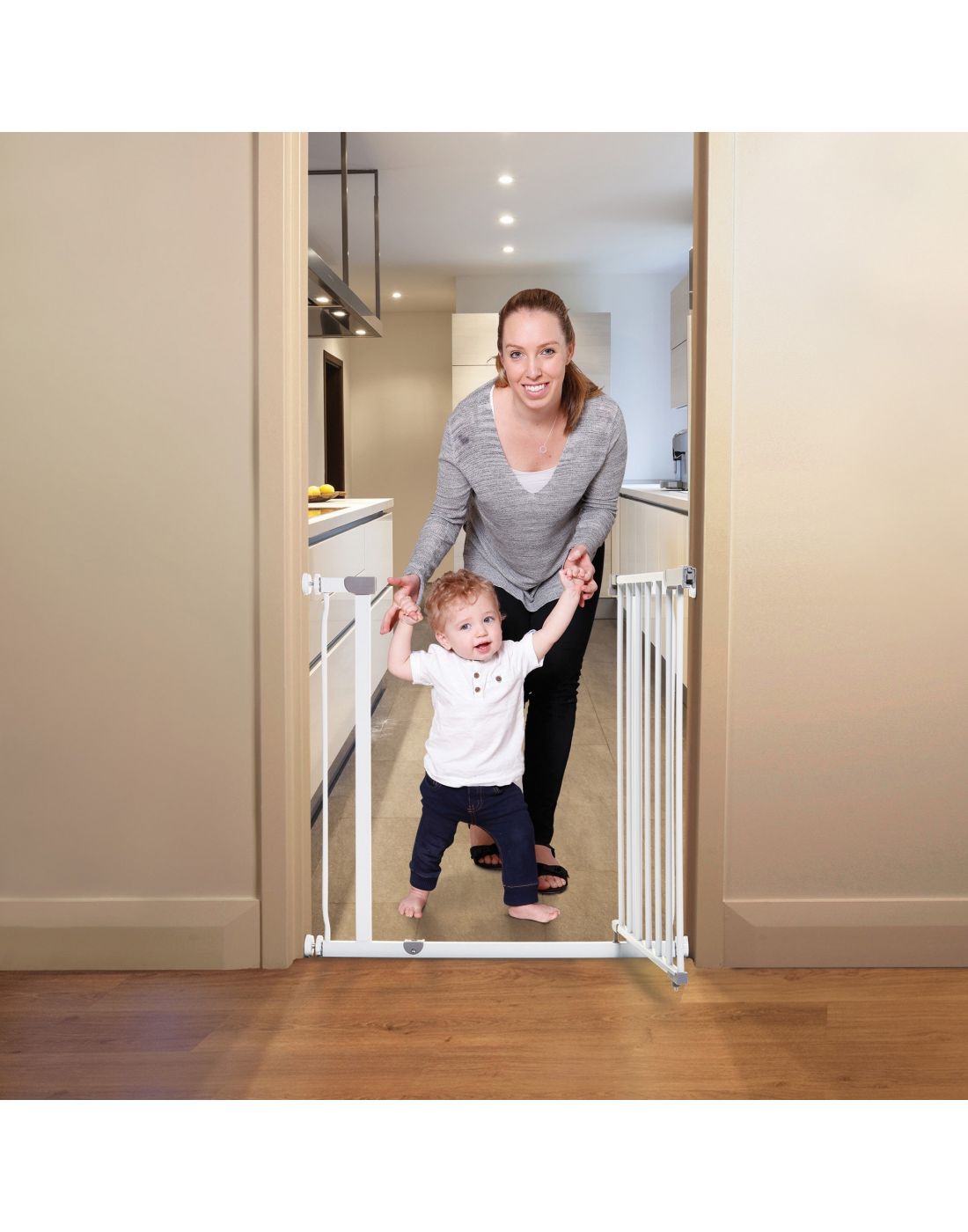 DreamBaby Kids Security Door Ava White 75-81 cm