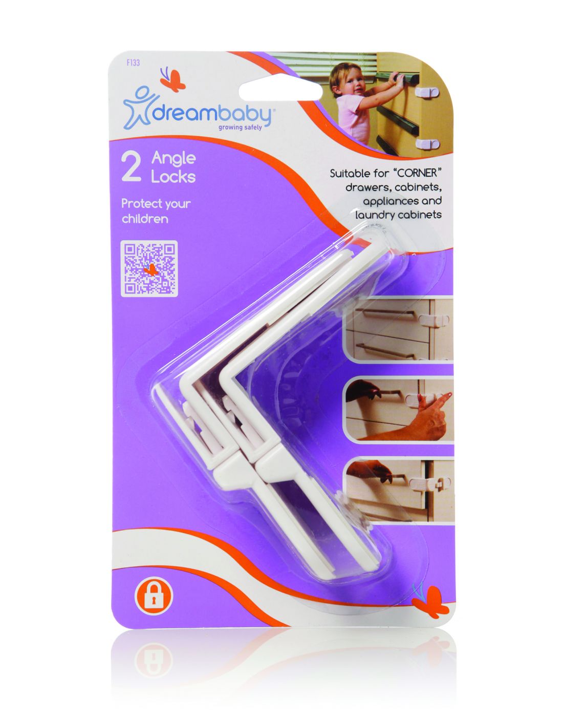 DreamBaby Kids Angle Lock 2 Pack
