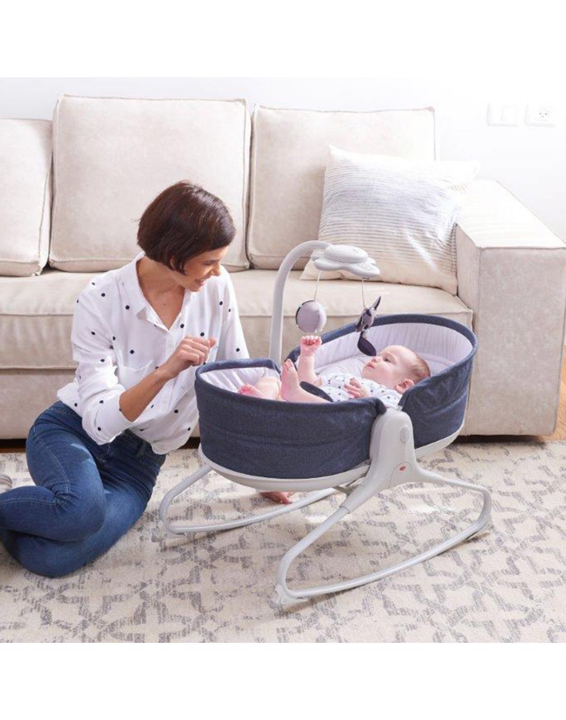 Relax Tiny Love 3 in 1 Rocker Napper Denim