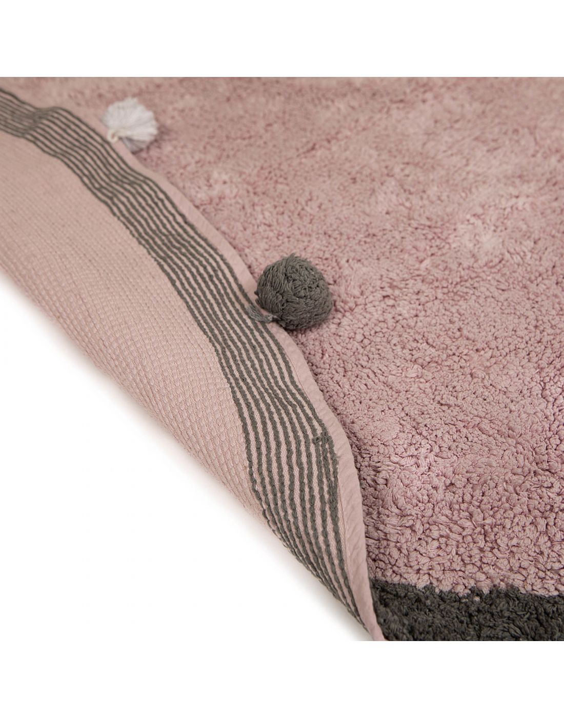 Baby Aventure Playmat Pink/Grey 150cm