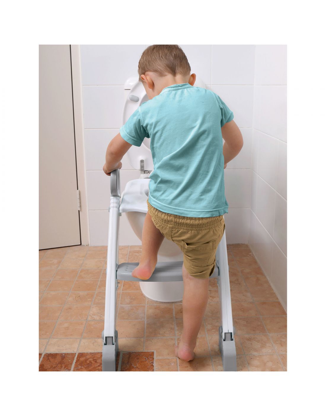 DreamBaby Kids Toilet Trainer Seat with step Grey/White