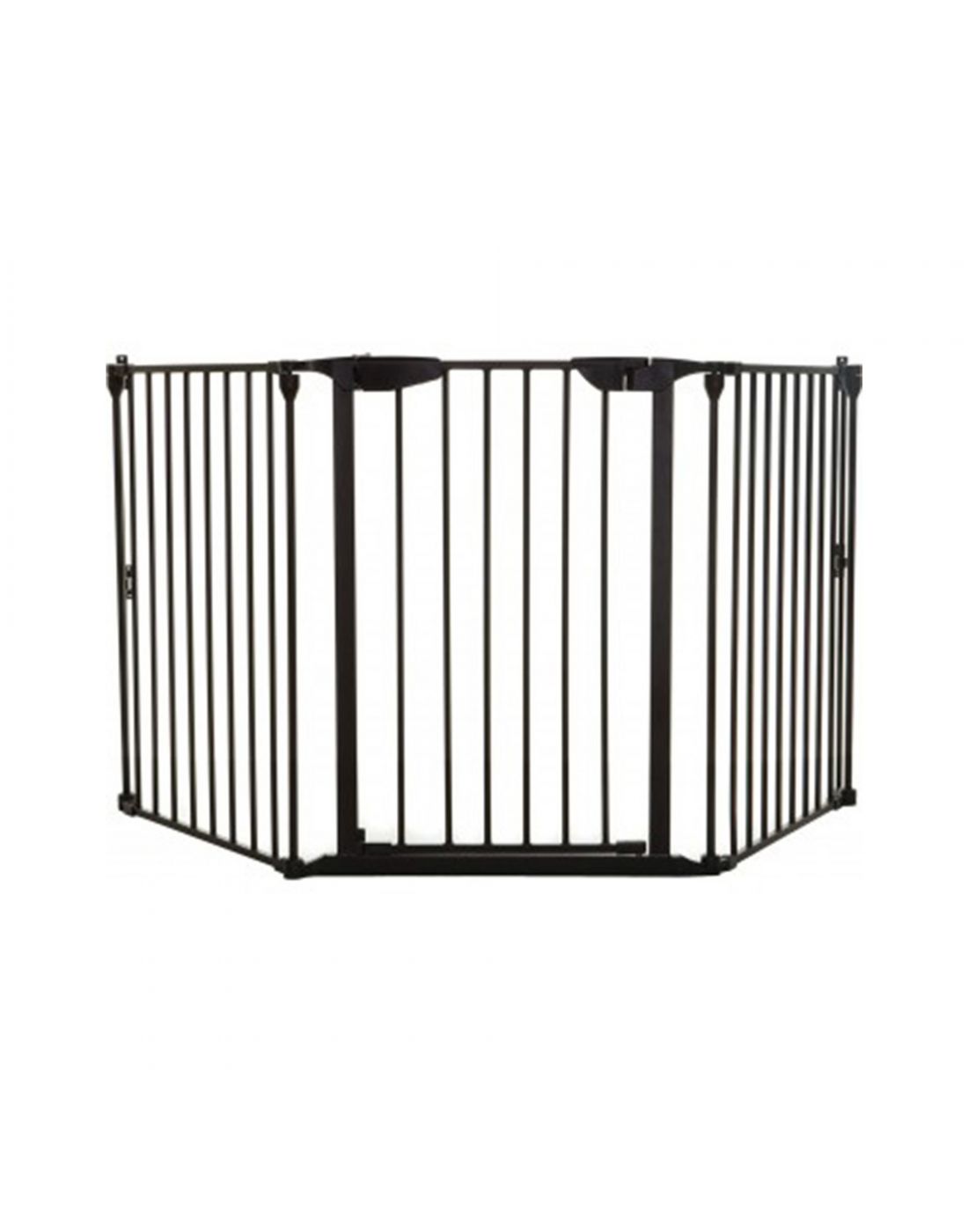 DreamBaby Kids Security Gate Newport 3 Panel Black