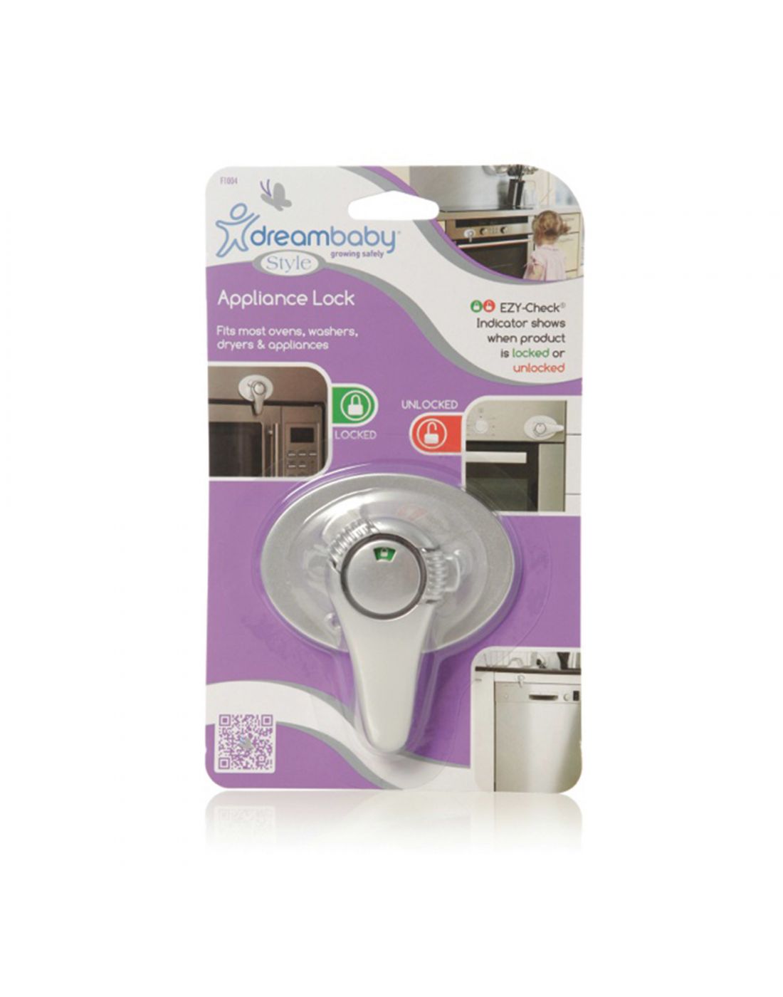 DreamBaby Kids Oven & Microwave Swivel Appliance Latches Silver