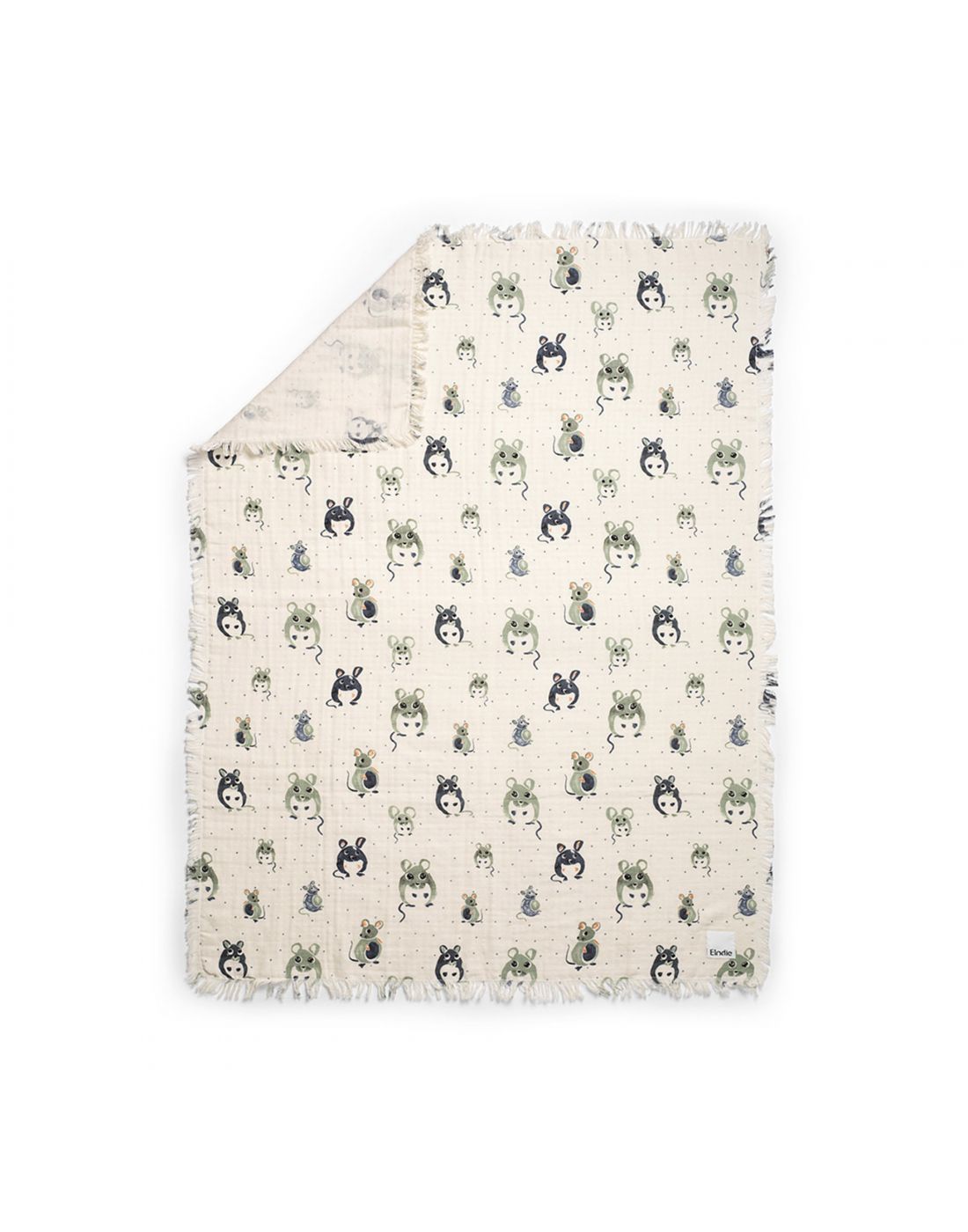 Βρεφική Κουβέρτα Elodie Details Βαμβακερή Soft Forest Mouse