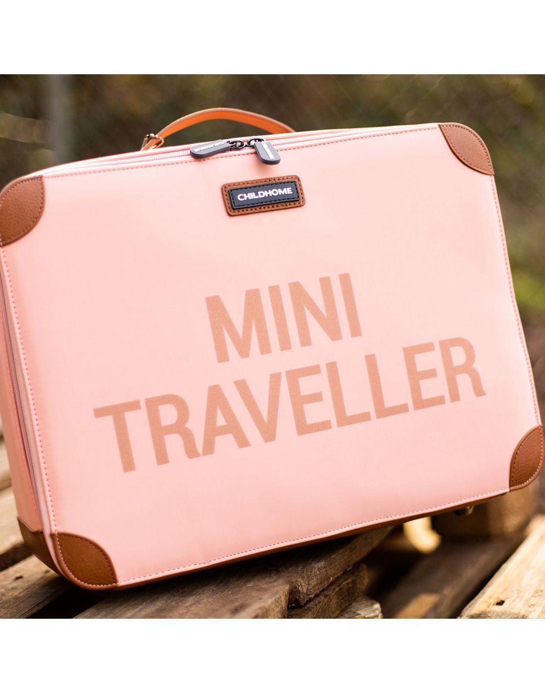 Childhome Mini Traveller Kids Suitcase Pink/Copper