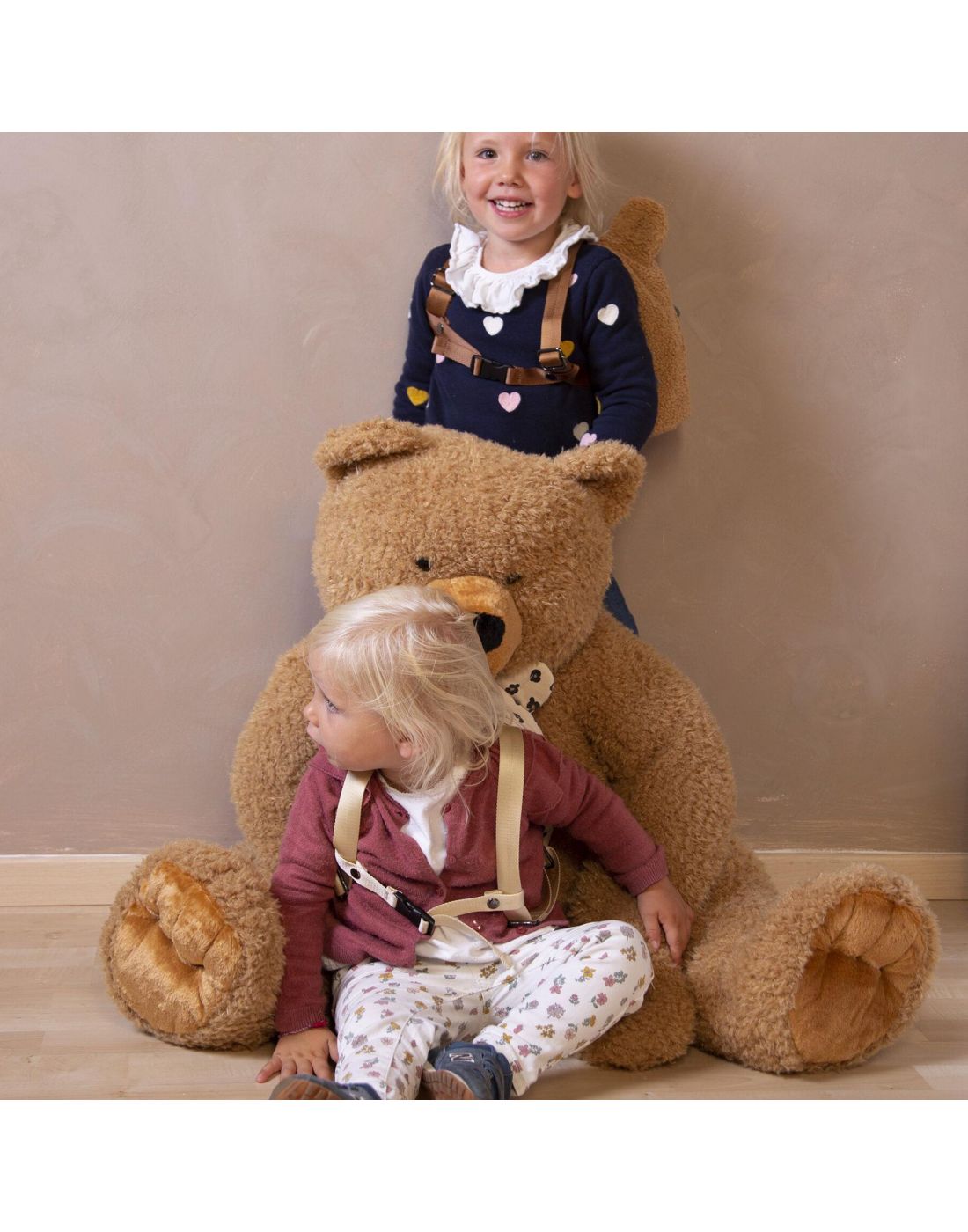 Childhome Seated Teddy Bear Stuffed Animal 60X60X76cm
