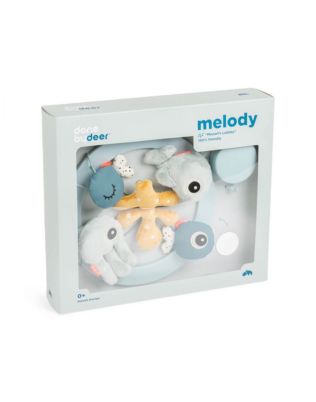 Done By Deer Baby Musical Mobile Sea Friends Blue