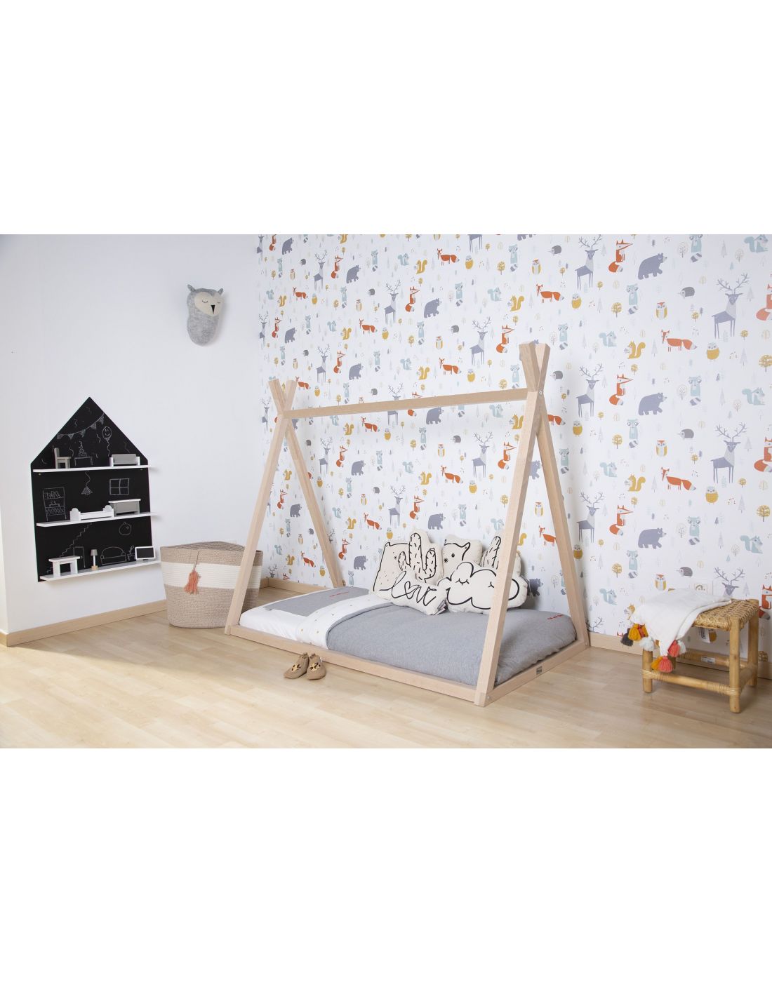 Παιδικό Πλαίσιο Κρεβατιού Childhome TIPI Natural 70*140 cm