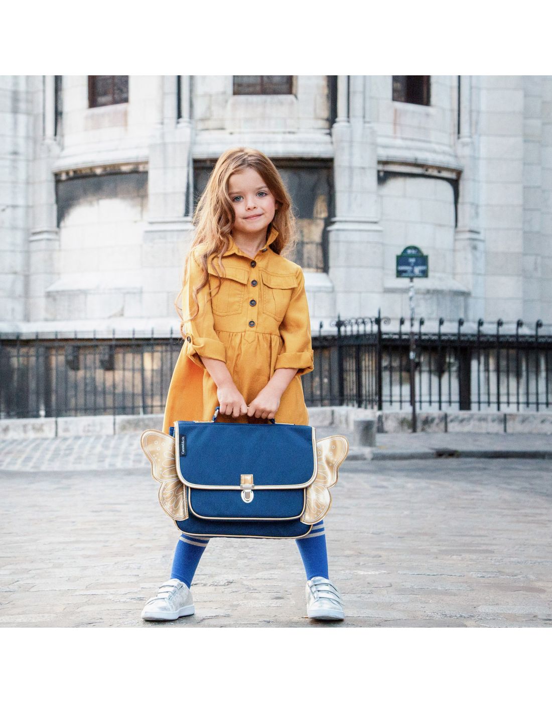 Σχολική Τσάντα Caramel Mini 32cm Night Blue