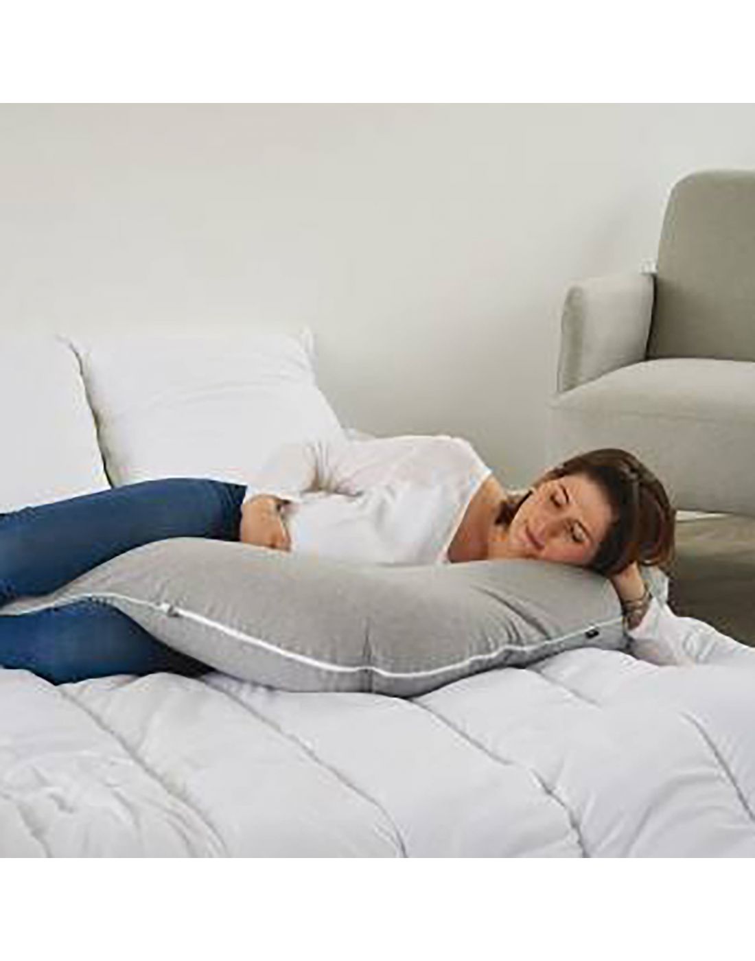 Candide Maternity Pillow Jersey Grey