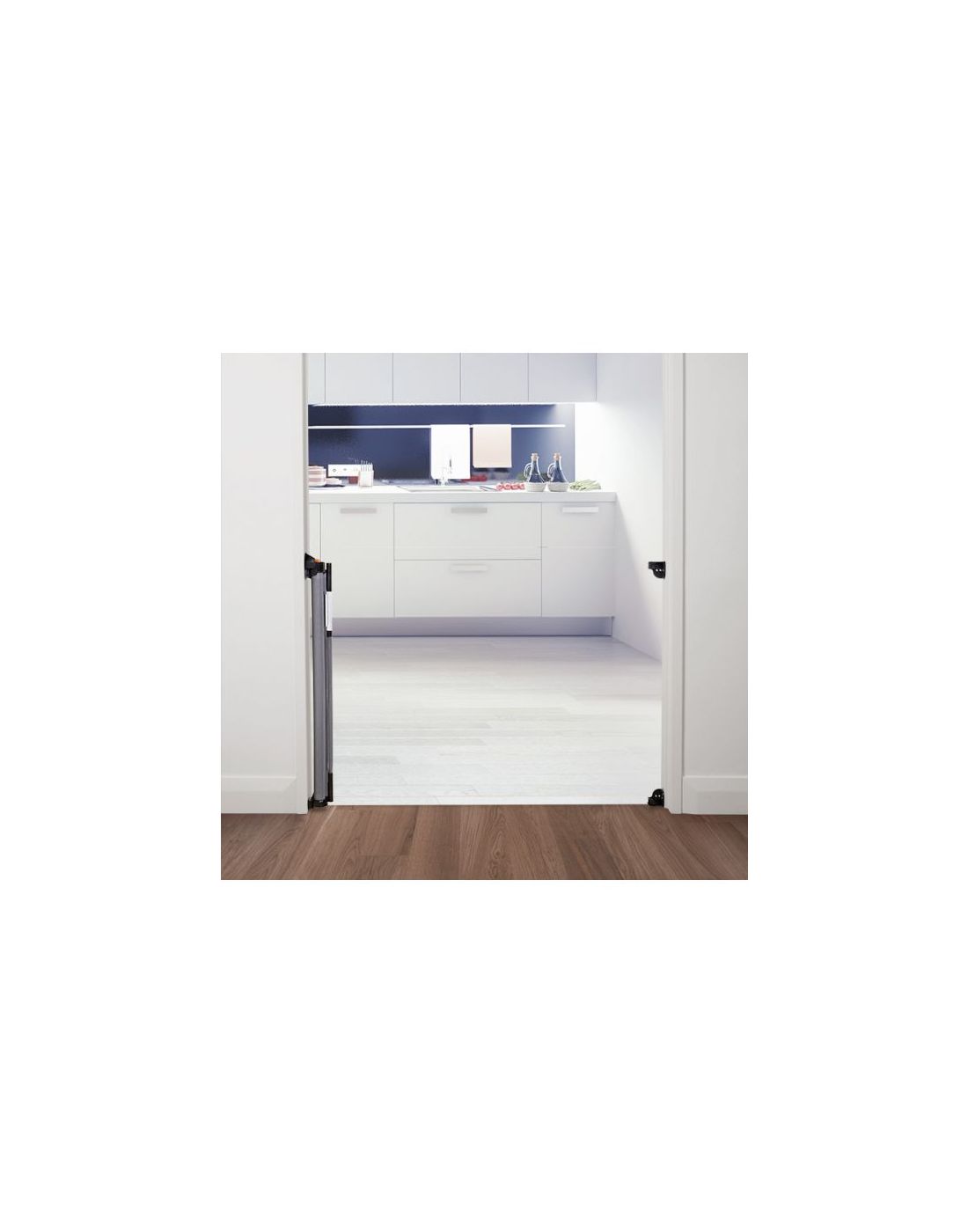 DreamBaby Kids Security Door Retractable Grey 0-140cm