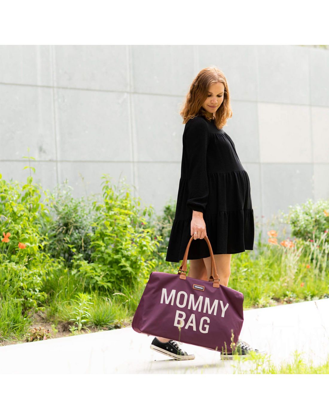 Τσάντα αλλαγής Childhome Mommy Bag Aubergine