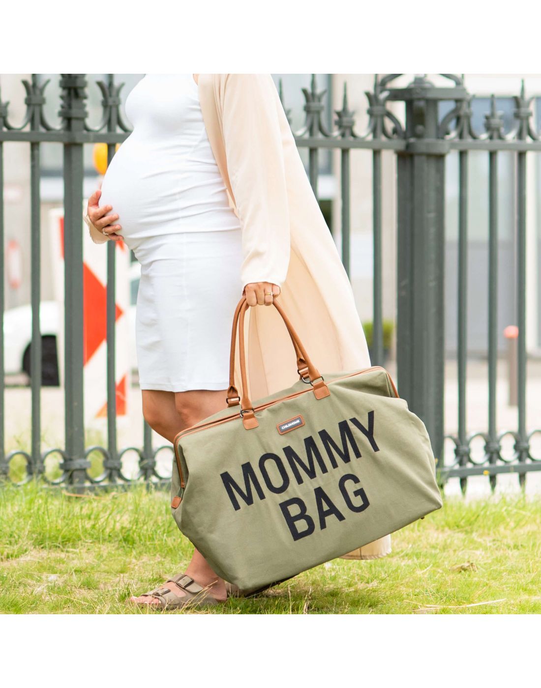 Τσάντα αλλαγής Childhome Mommy Bag Kaki