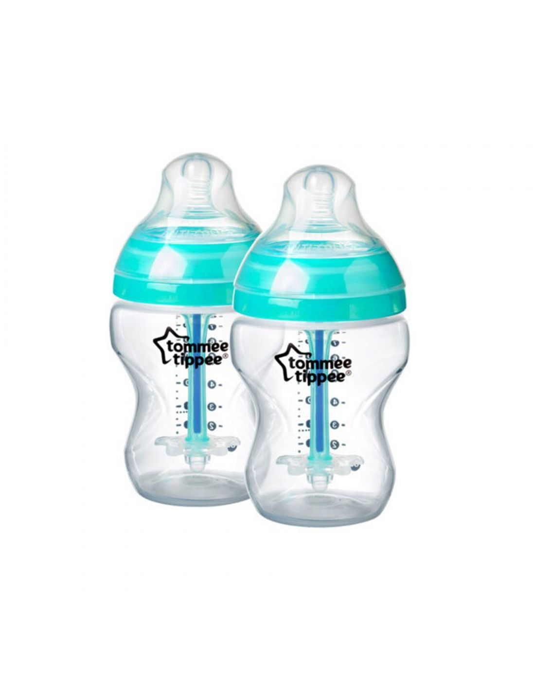 Βρεφικό Μπιμπερό Advanced Anti-Colic 260ml Σετ 2 τεμ Μικρής ροής 0m+ Tommee Tippee