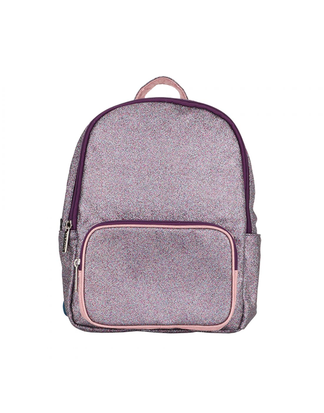 Caramel Backpack Small 31cm Glitter Purple