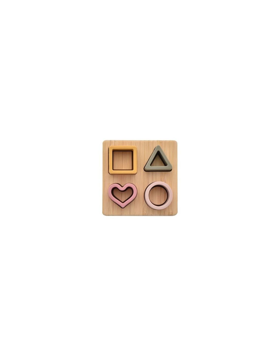Bambino Kid Silicone and Bamboo Heart Puzzle