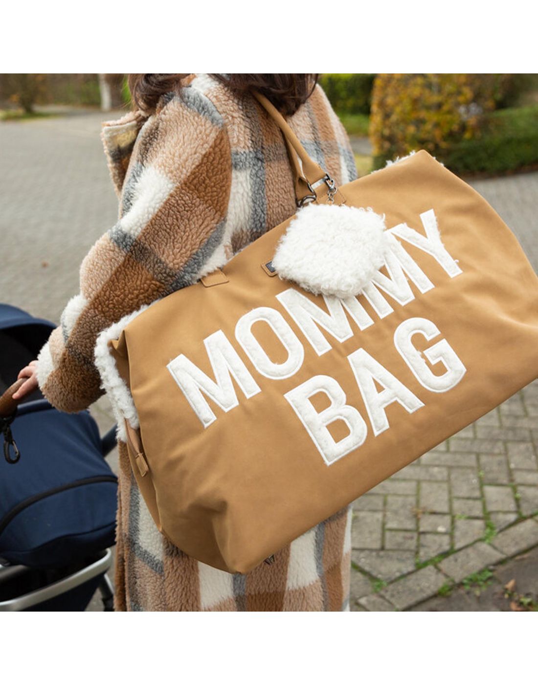 Τσάντα Αλλαγής Mommy Bag Suede Look Childhome