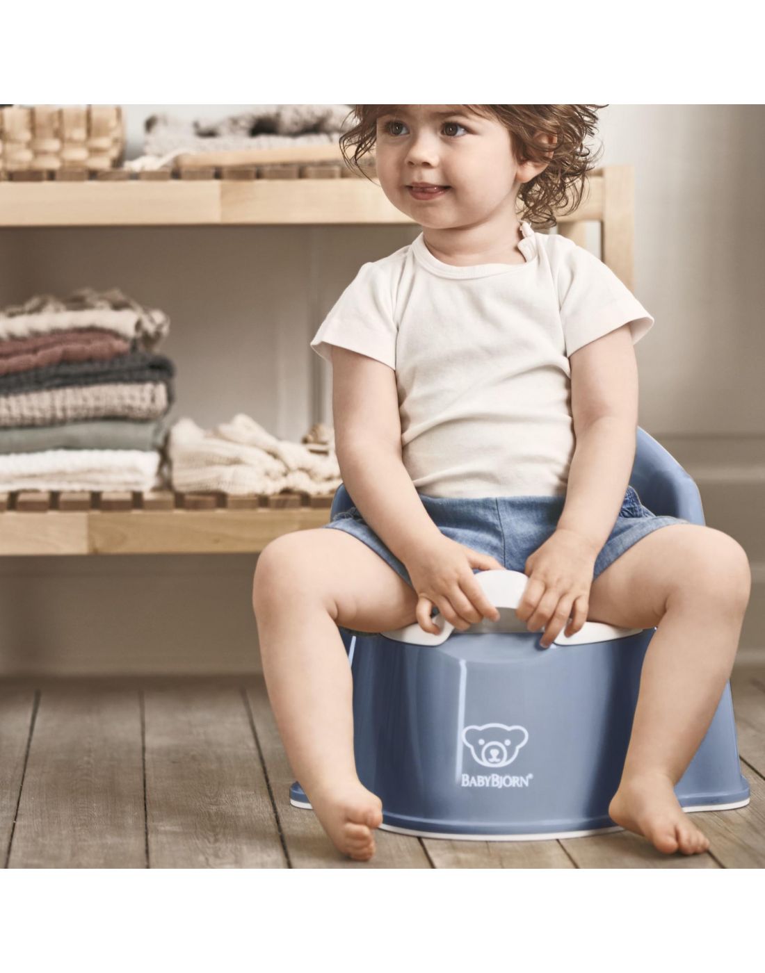 Γιογιό Εκμάθησης Potty Chair Blue-White Babybjorn
