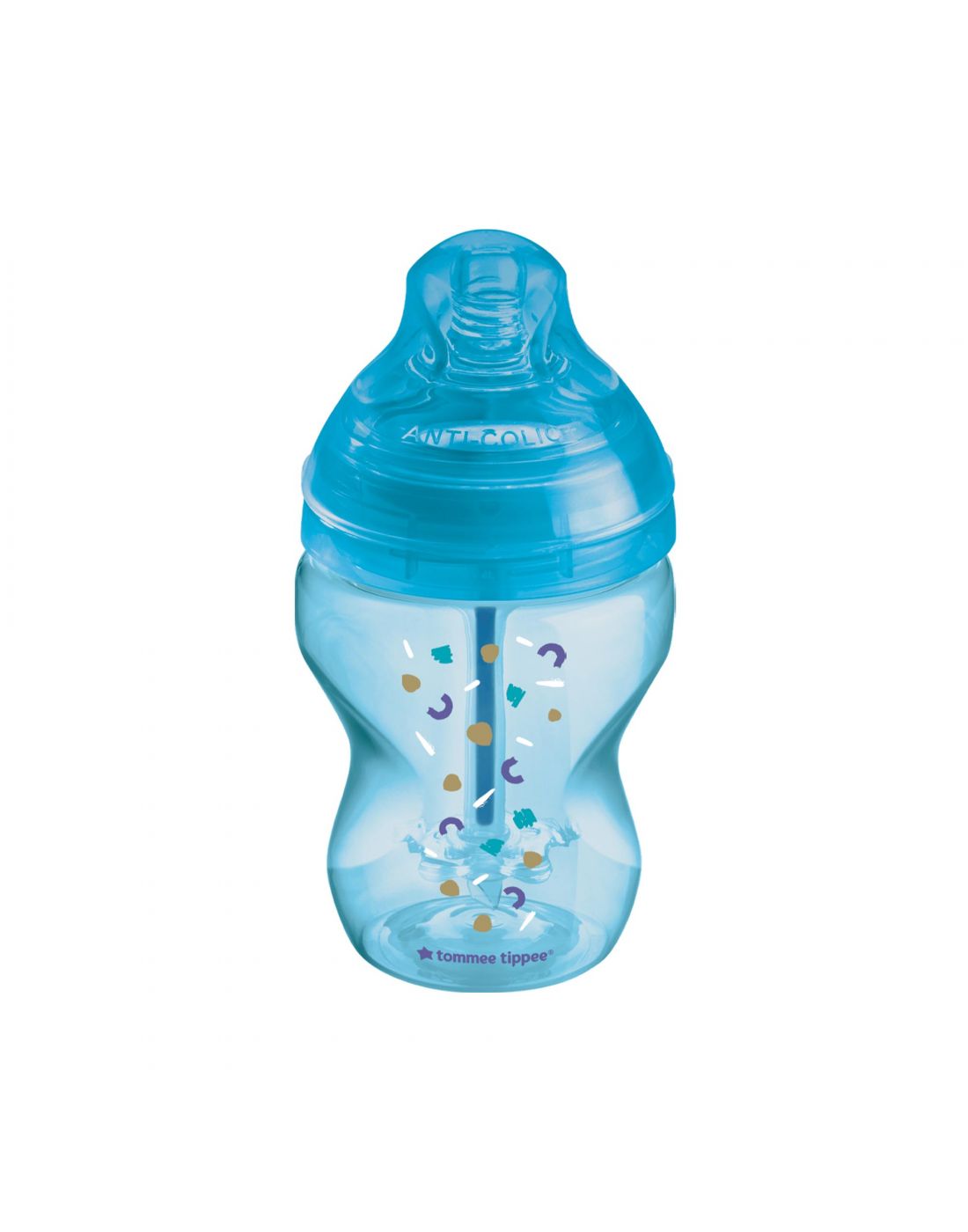 Tommee Tippee Baby Bottle Advanced Anti-Colic Small Flow 260ml  0m+ Blue