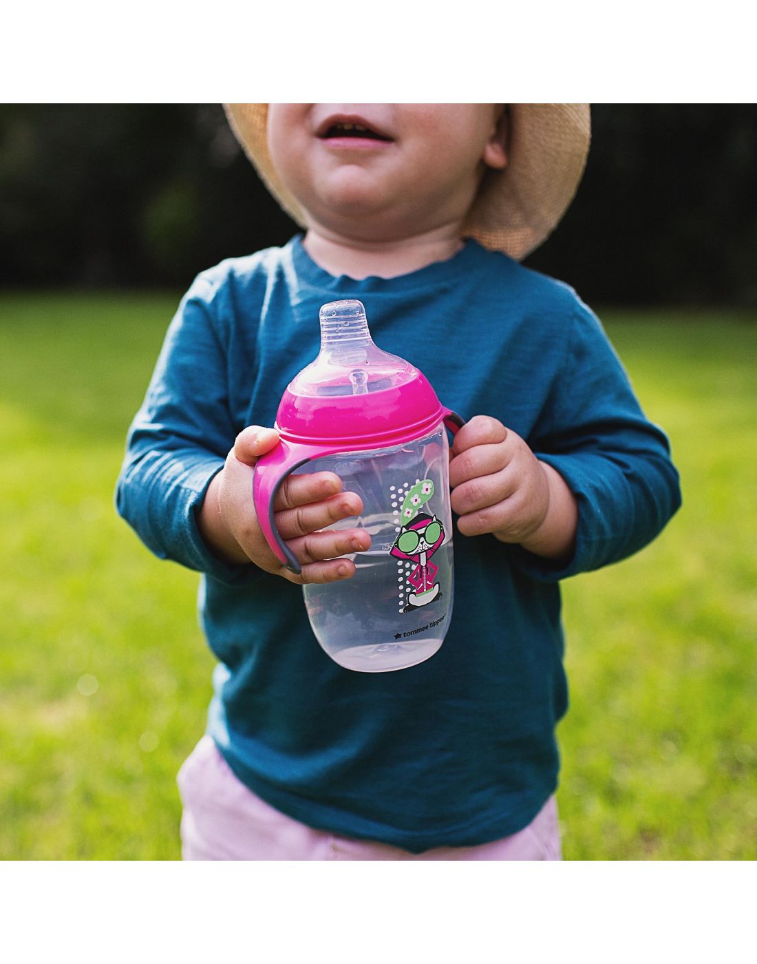 Tommee Tippee Kids Training Cup with Soft Sippee 300ml 12m+ Pink