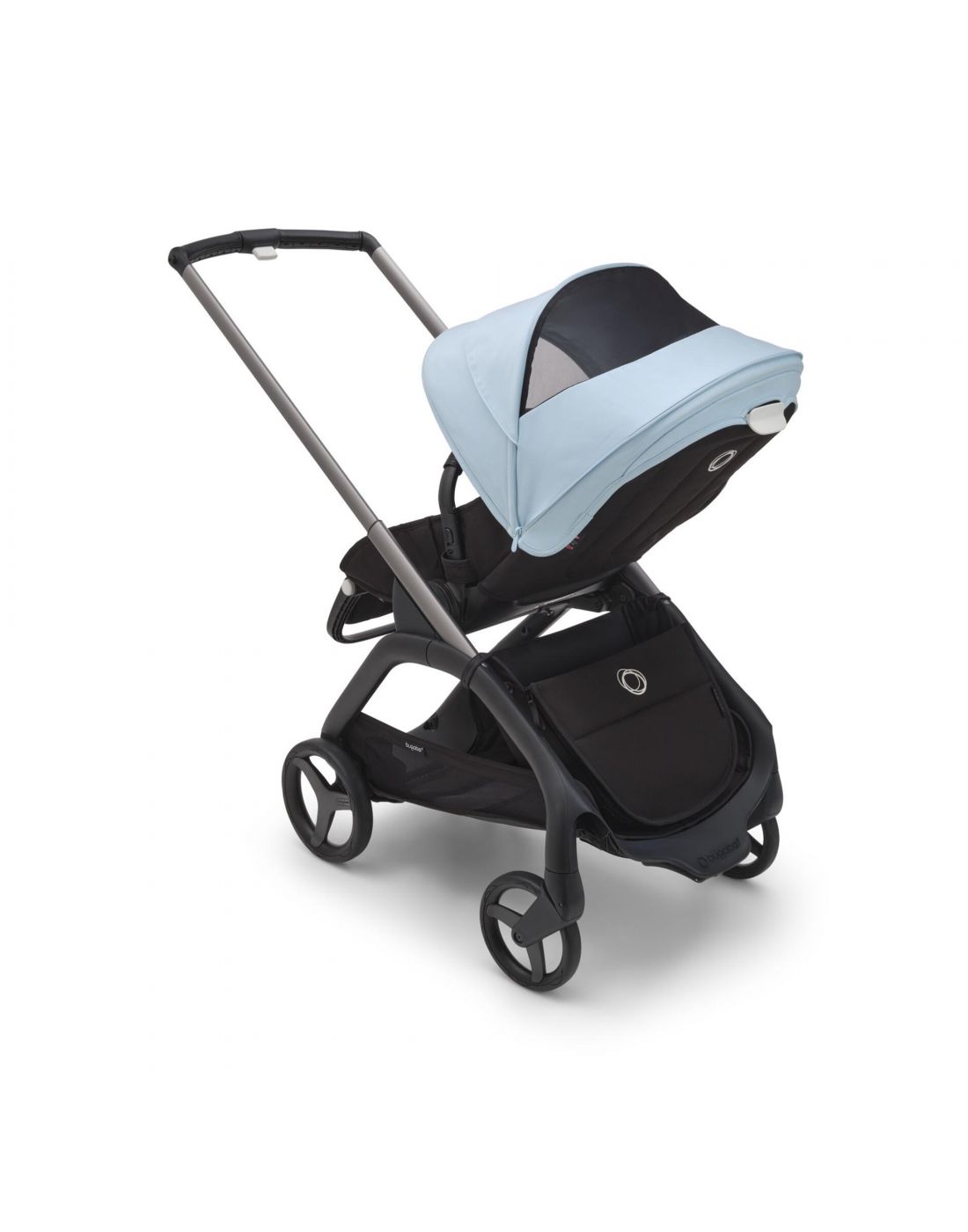 Bugaboo Dragonfly Stroller complete Graphite Midnight Black-Skyline Blue