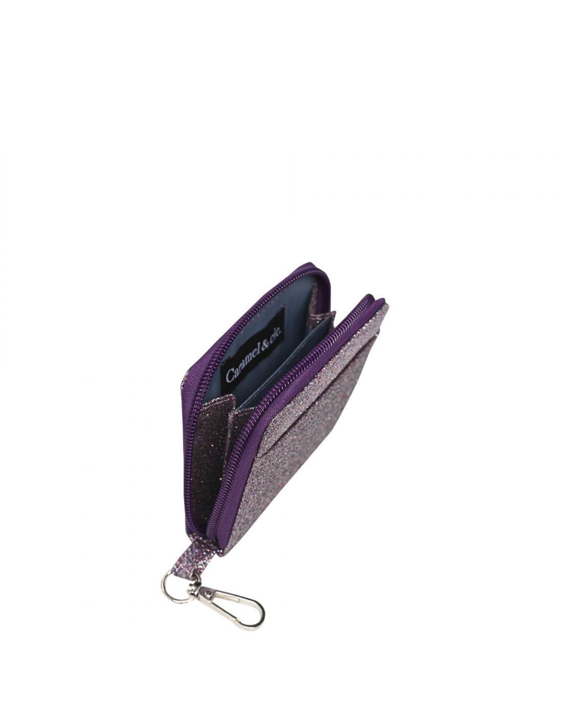 Caramel Wallet Purple Glitter