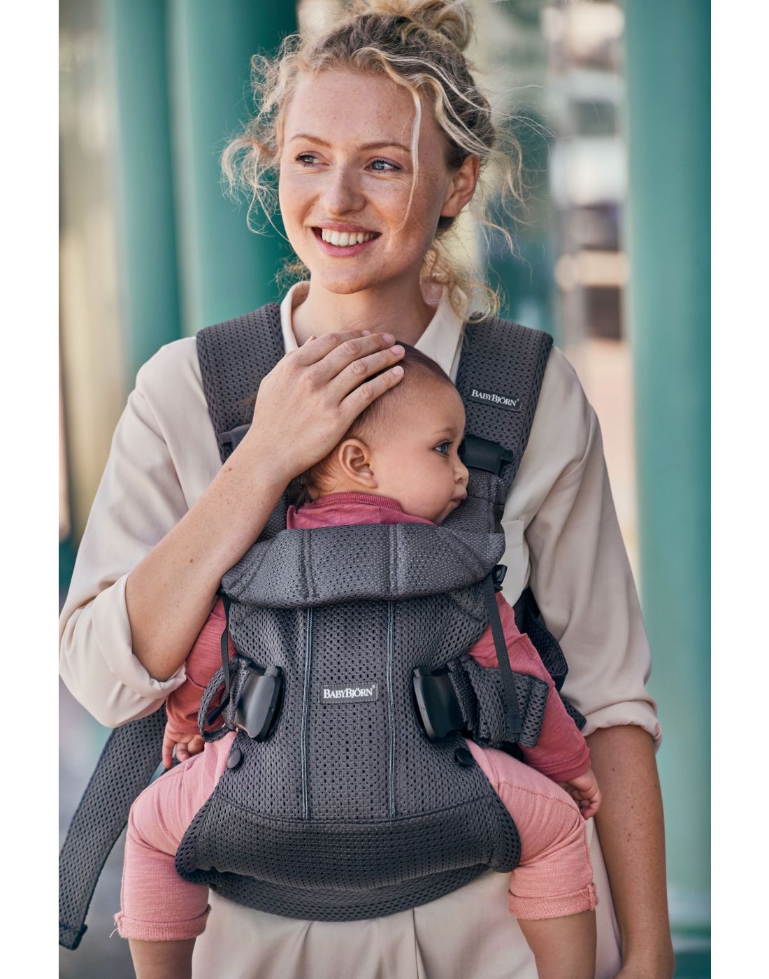 BΑΒYBJΟRN Baby Carrier One Anthracite 3D Mesh