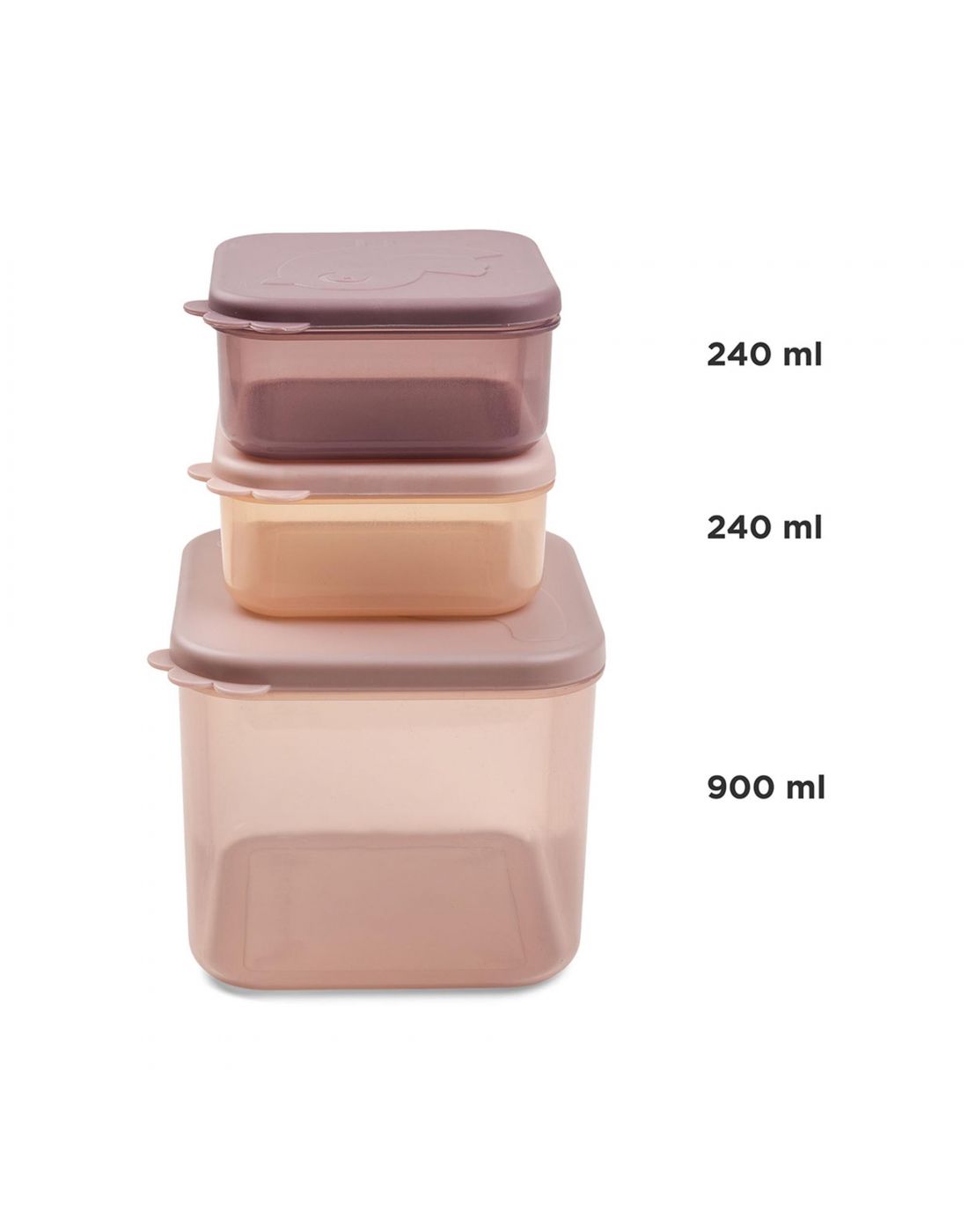  Done By Deer Baby food container 3pcs Elphee Powder