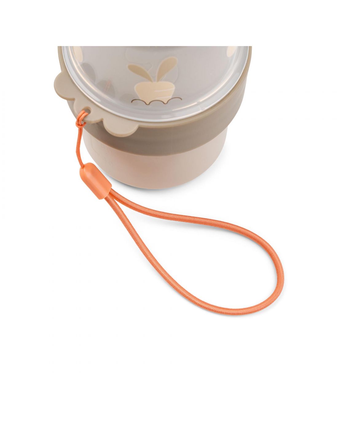 Done By Deer To go 2-way snack container S Birdee Sand 150 ml-150 ml D
