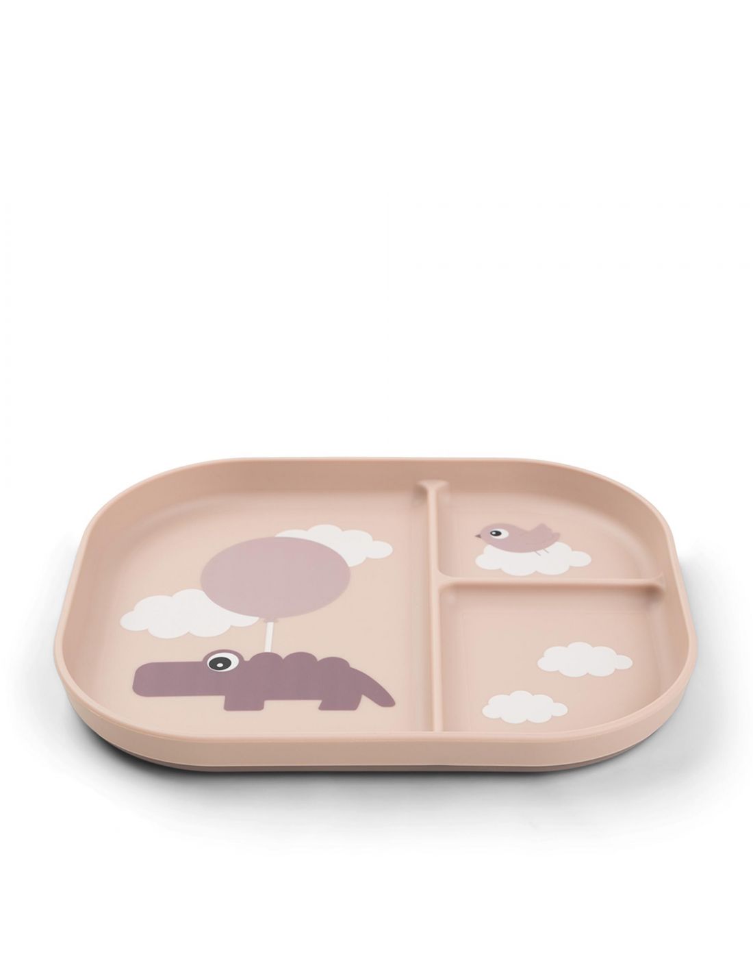 Παιδικό Πιάτο με χωρίσματα Happy Clouds Powder Done By Deer