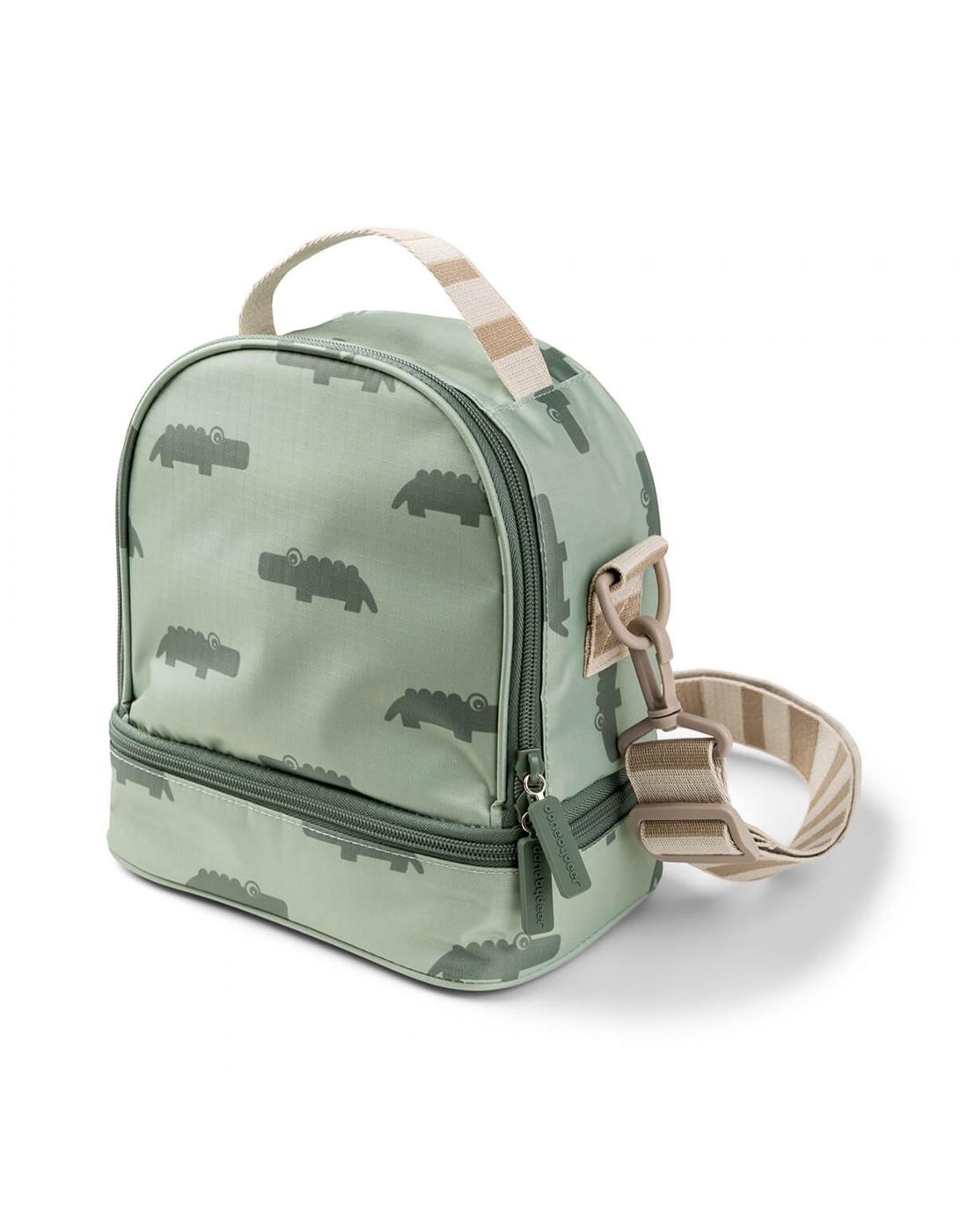  Done By Deer Kids insulated lunch bag Croco Green
