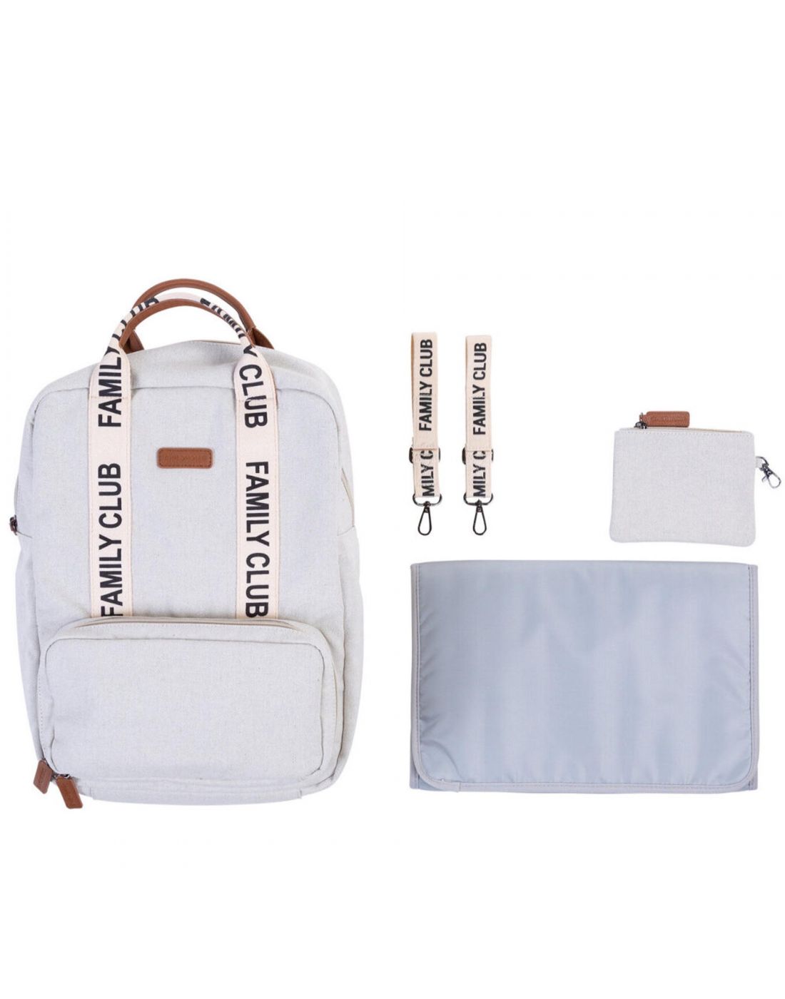 Childhome Family Club Signature Backpack Off White