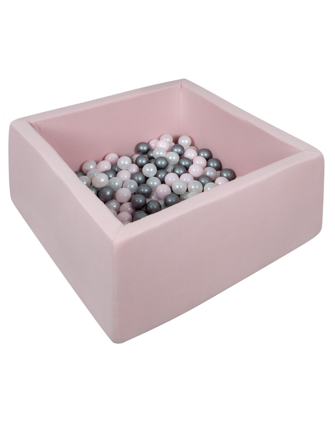 Misioo Ball Pit 90x90x40 Square Smart Pink Girlish