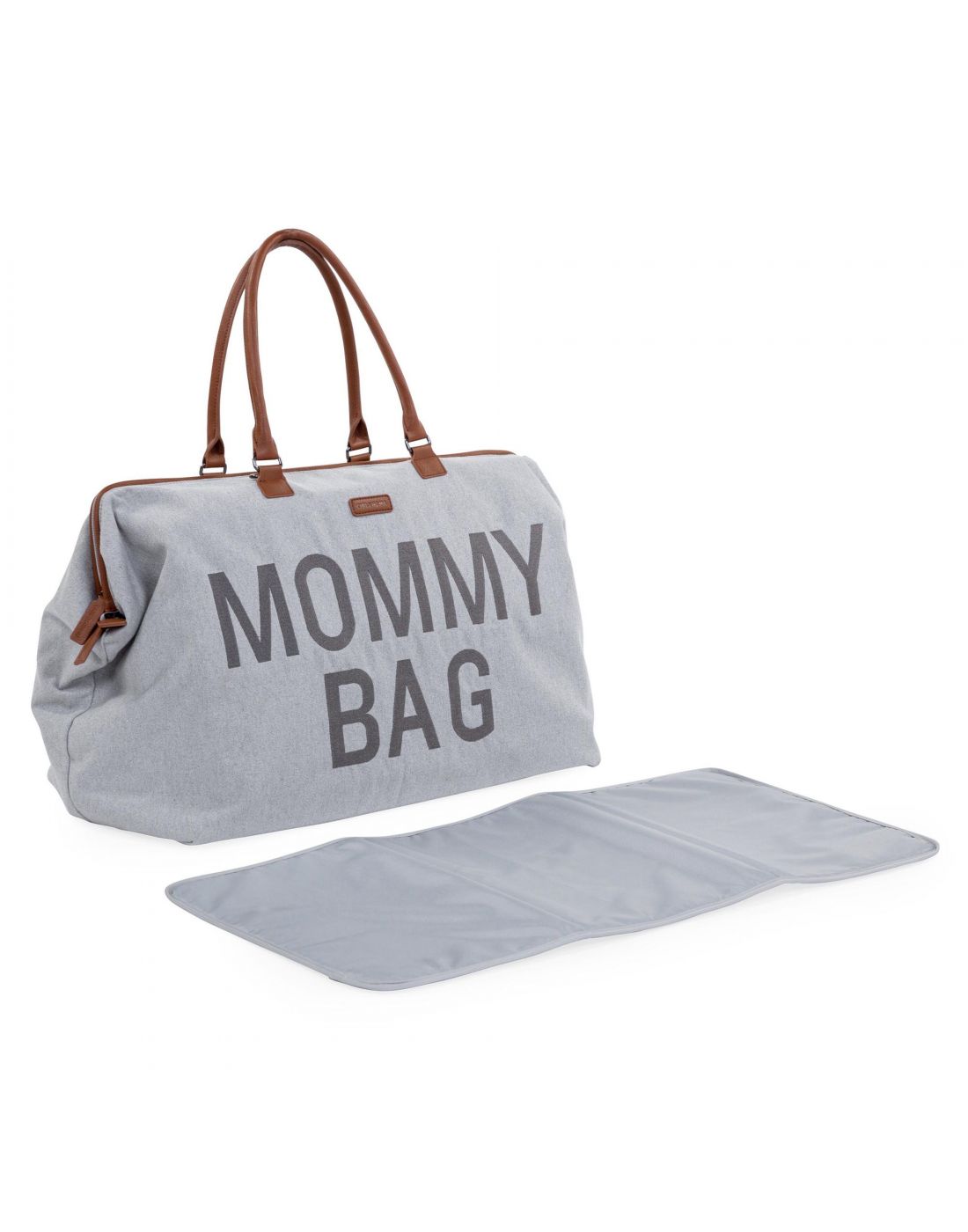 Τσάντα Αλλαγής Mommy Bag Canvas Grey Childhome