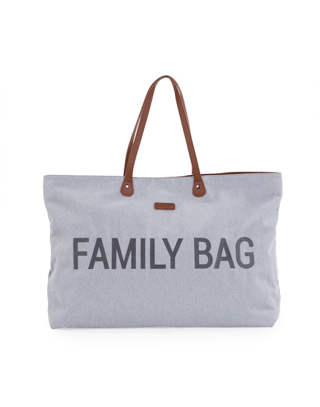 Τσάντα Αλλαγής Family Bag Canvas Grey Childhome