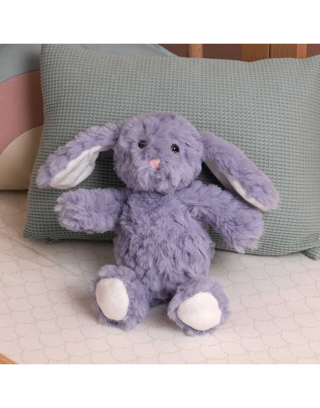 Μαλακό Παιχνίδι Λούτρινο purple bunny 25cm Manon Des Pres