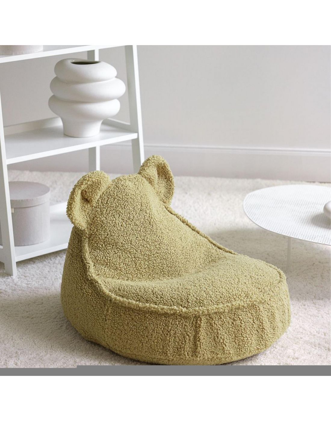 Παιδικό Πούφ Bear 75x60x48cm Matcha Wigiwama