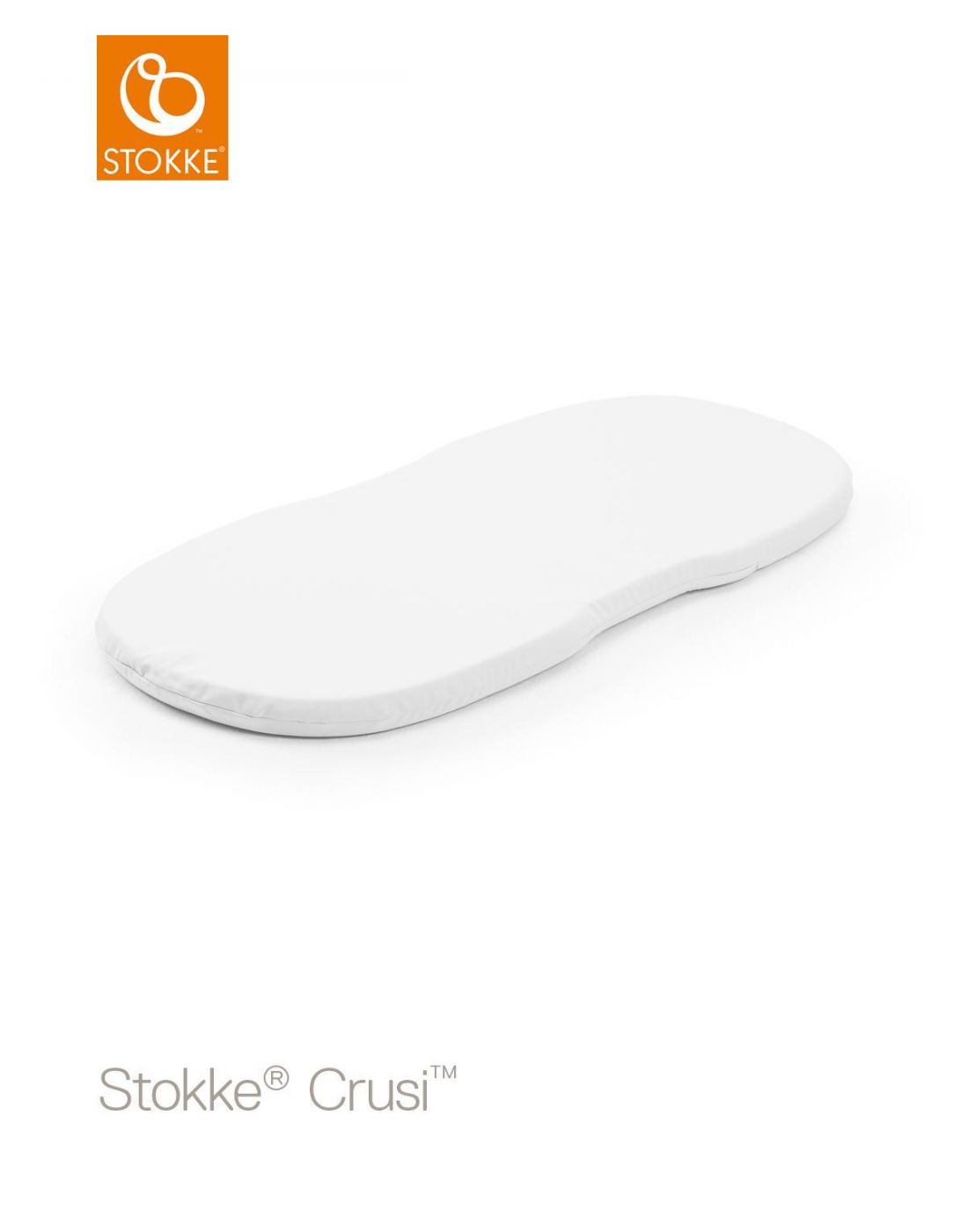 Stokke Baby White Bottom Sheet For Crusi Carry Cot (2Pcs)