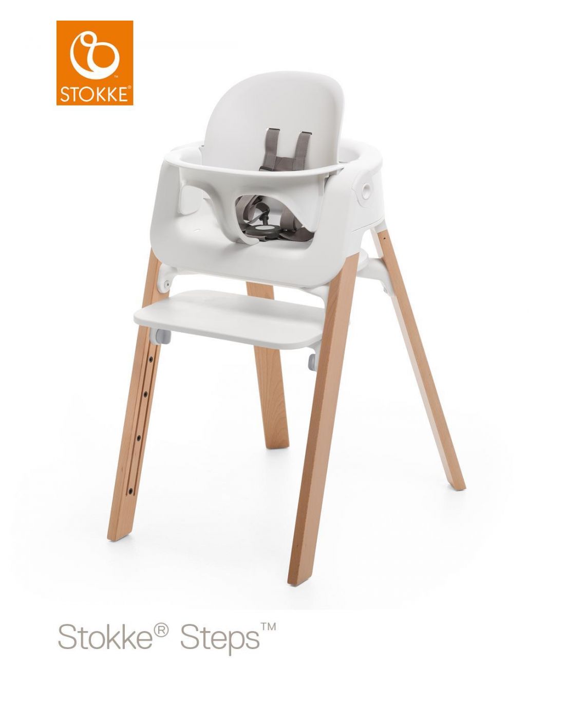 Baby Set Stokke Για Κάθισμα Φαγητού STEPS  White