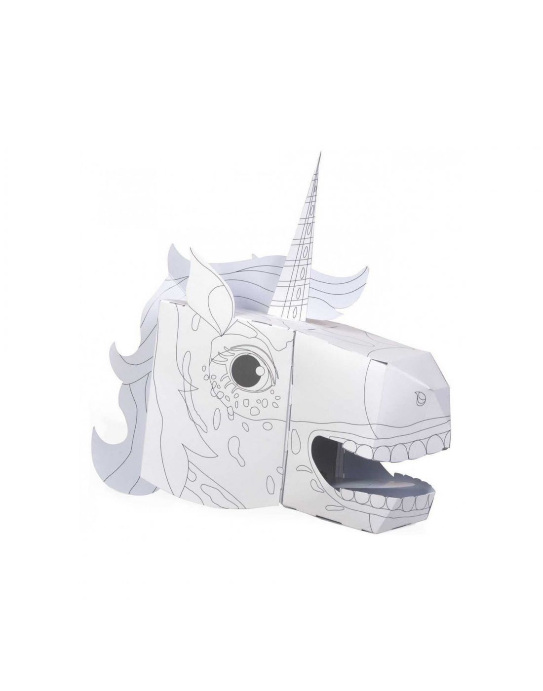 Παιδική Μάσκα Unicorn 3D Γαϊτανάκι