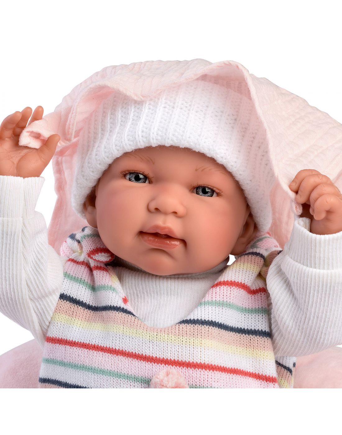 Κούκλα Newborn Κορίτσι Llorens Γαϊτανακι