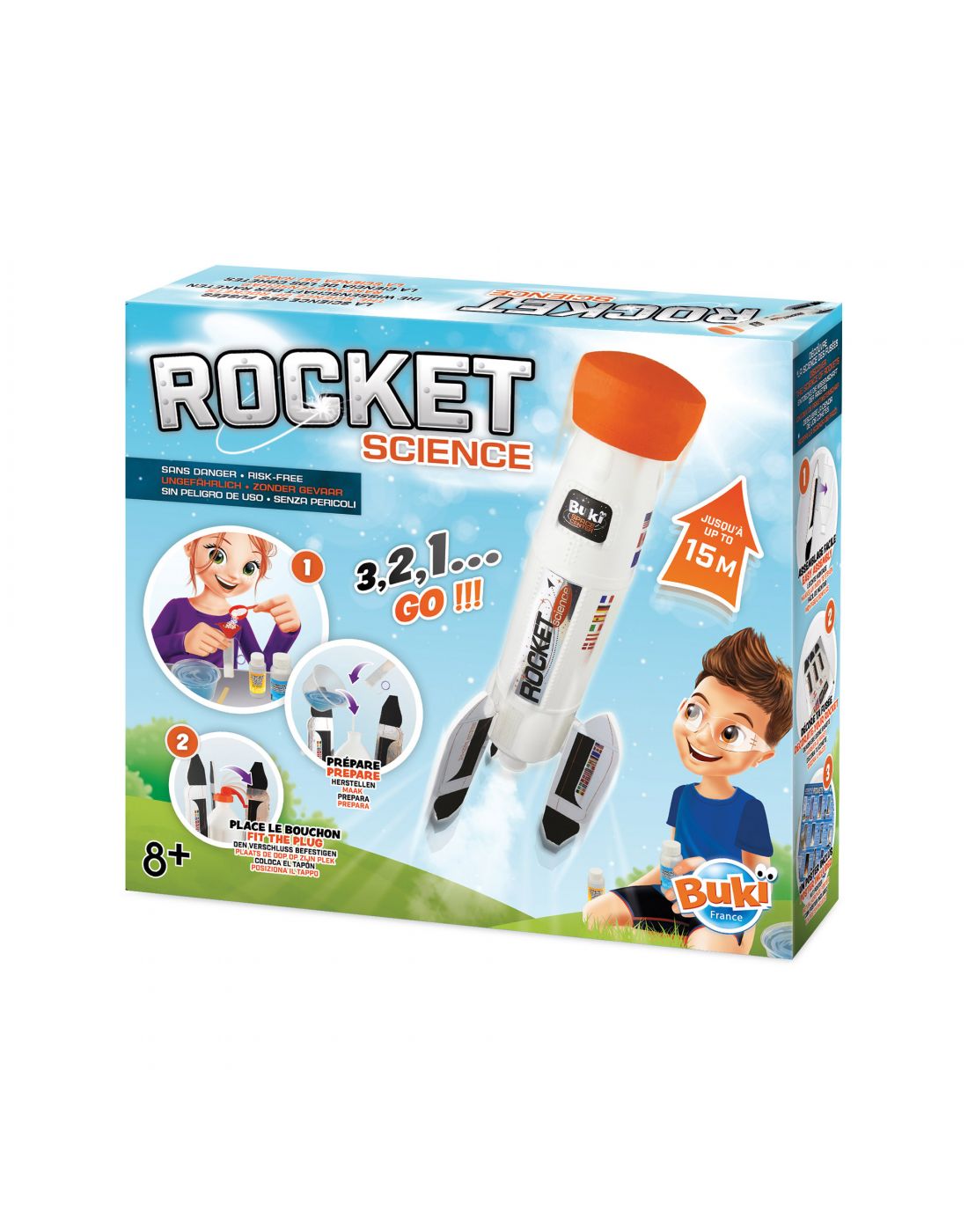Παιχνίδι Rocket Science Πύραυλος Γαϊτανάκι Buki