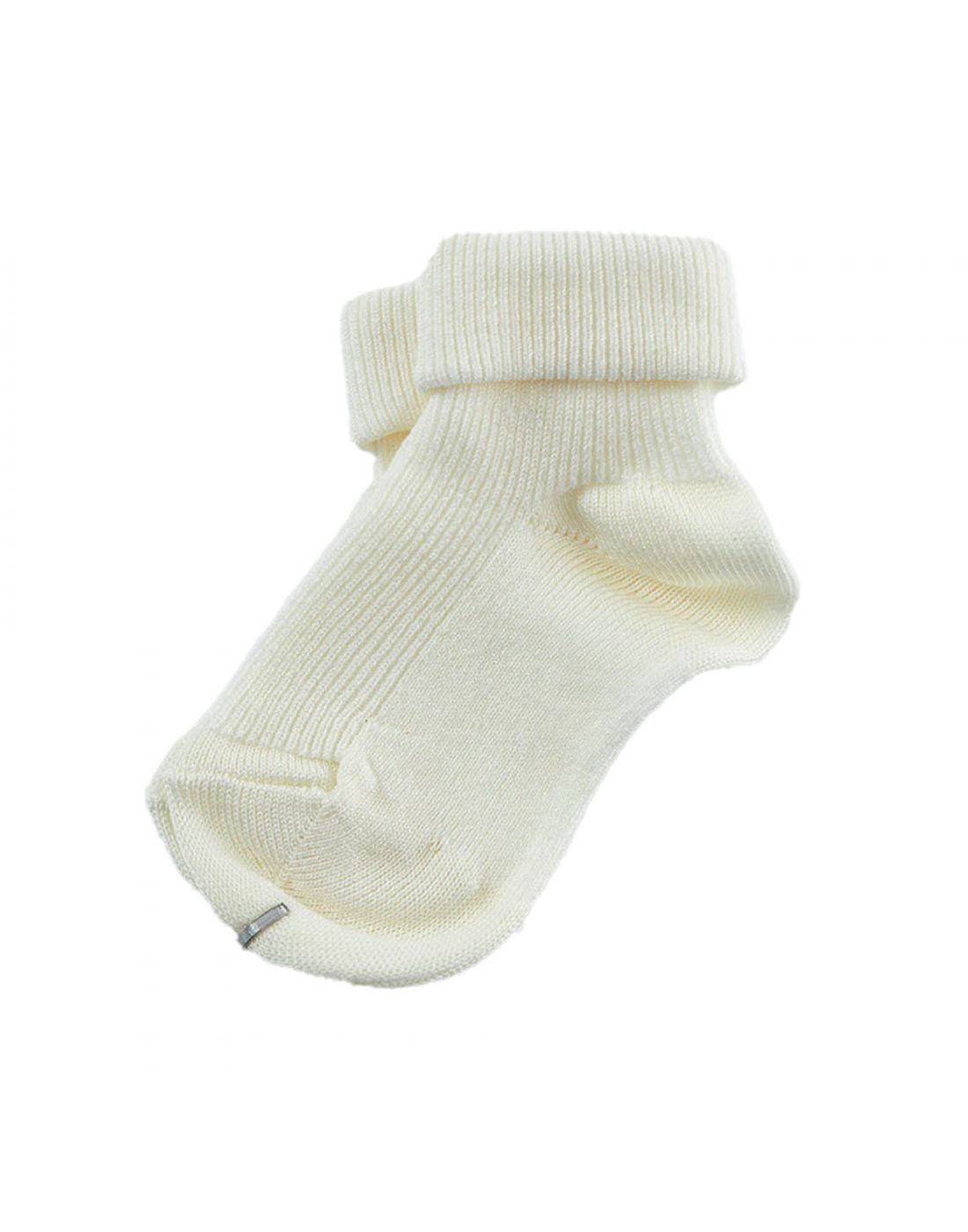 Condor baby terry booties with folded cuff